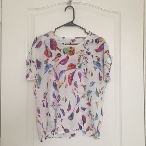 Bird Pattern T-shirt